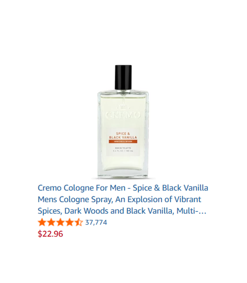 Cremo Cologne For Men
