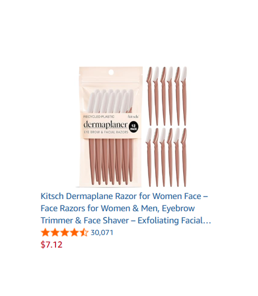 Kitsch Dermaplane Razor 3