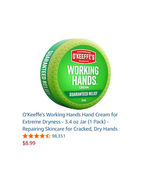 O'Keeffe's Working Hands Hand Cream