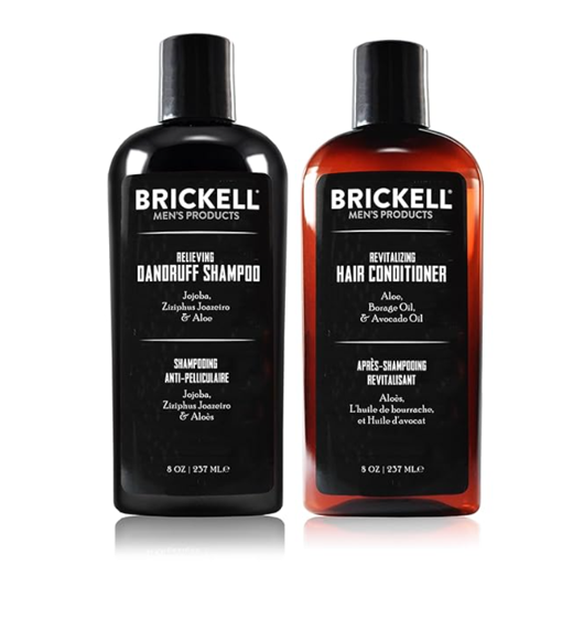 Brickell Dandruff Shampoo and Conditioner